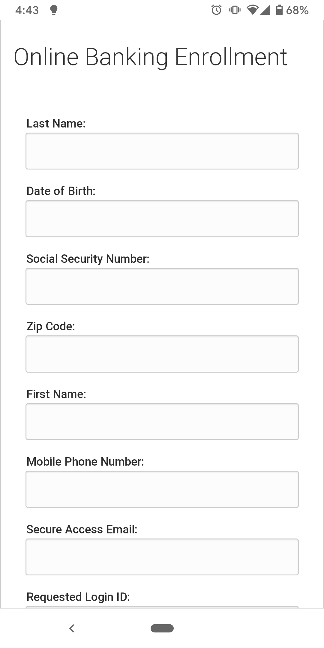 How-To Services - Enroll Mobile Enrollment Form