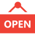 Open sign icon