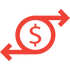 Money transfer icon